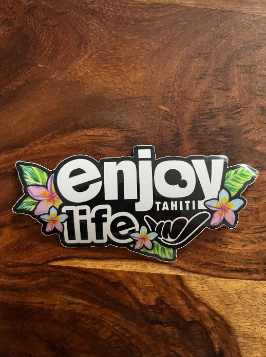 Sticker Enjoy Life Tahiti