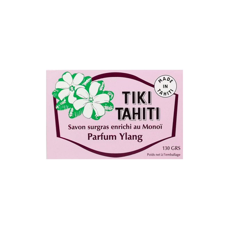 Savon surgras Tiki Tahiti au monoi et fleurs d'ylang ylang