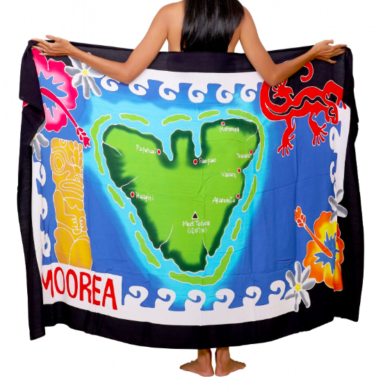 NEW Tahitian Paréo Long |...